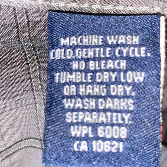 Panhandle Roughstock Western Button Snap Front Shirt Women’s XL Plaid Rockabilly - Picture 10 of 12